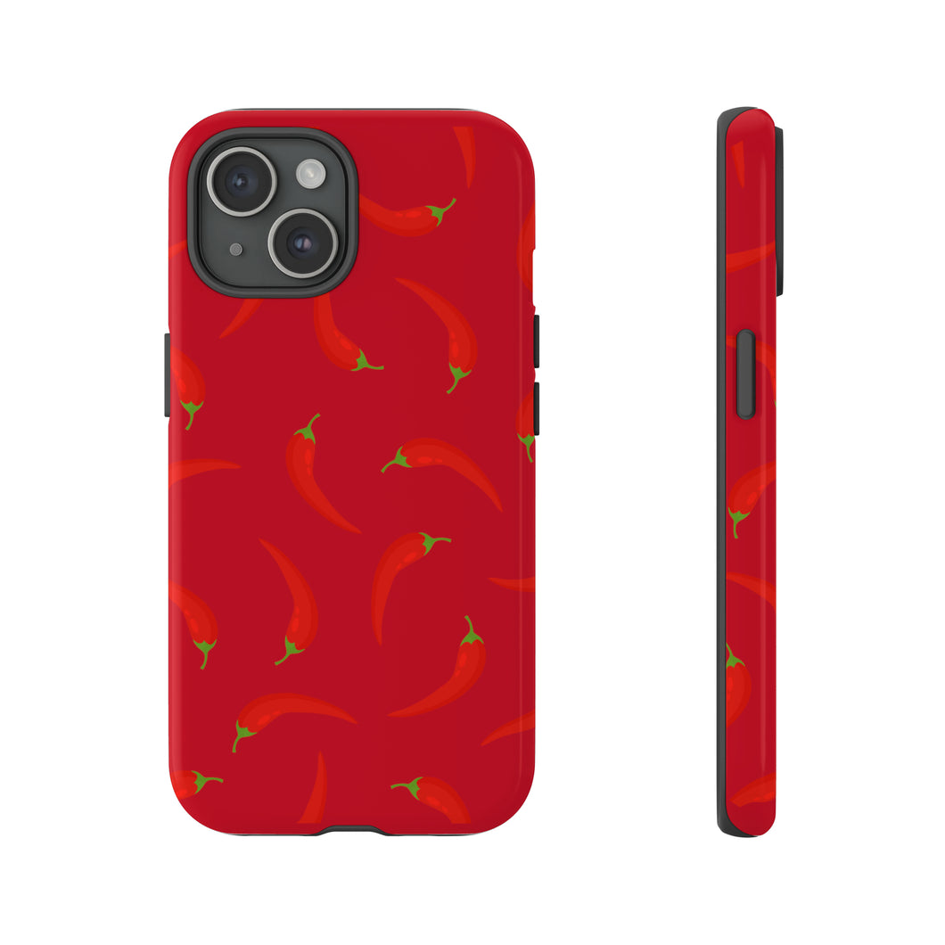 iPhone 15 Chili Pepper Phone Case - RED