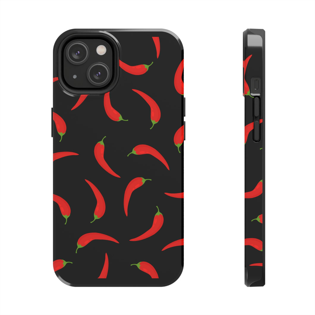 Hot Chili Pepper Spicy Phone Case Gift - BLACK